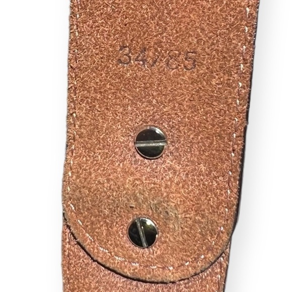 🌻Ariat Limited Edition Buckle Original Master 2008 + Fur Belt Rhinestone 34/85 - Picture 12 of 15